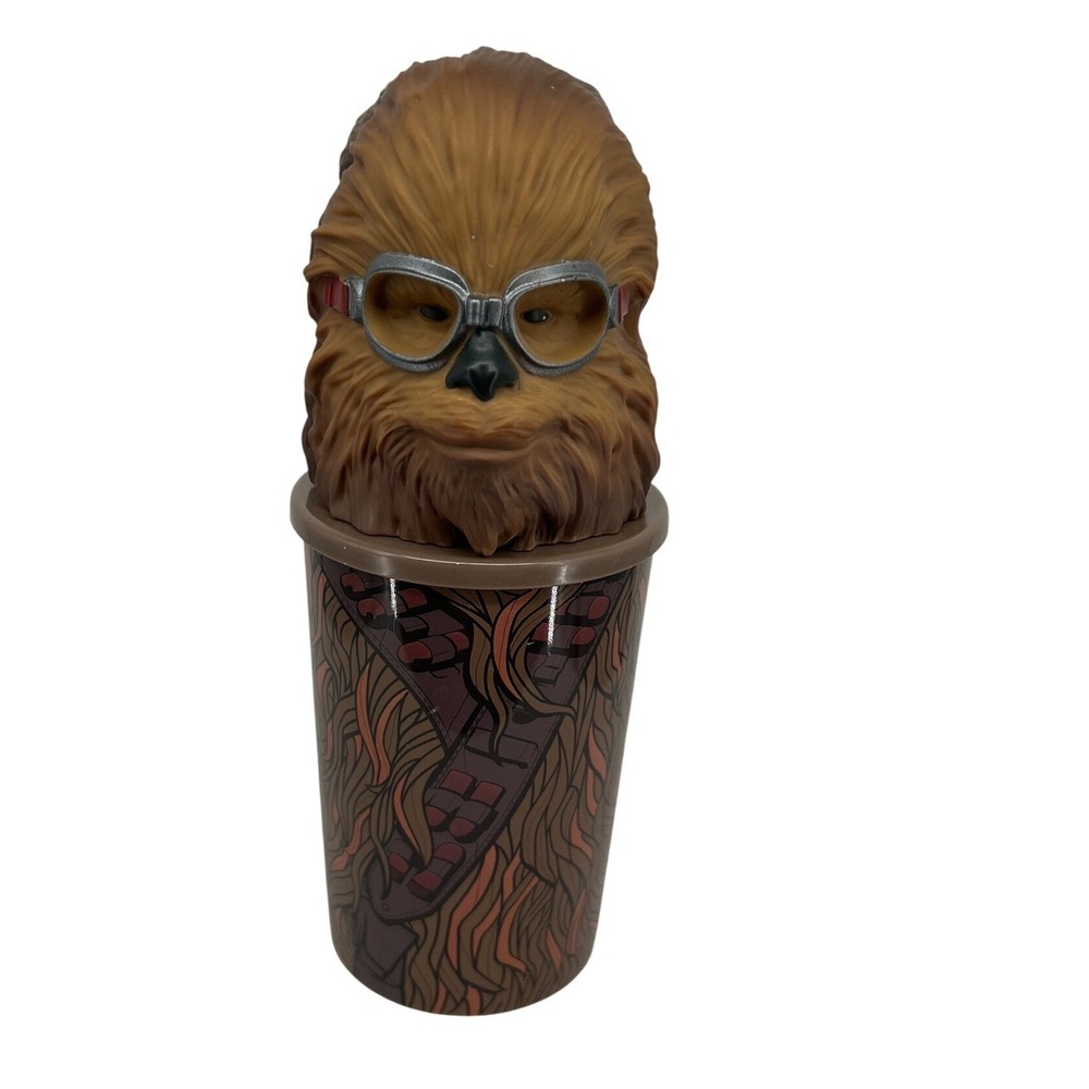 Star Wars Solo Chewbacca Denny's Tumbler‎ Cup with Straw